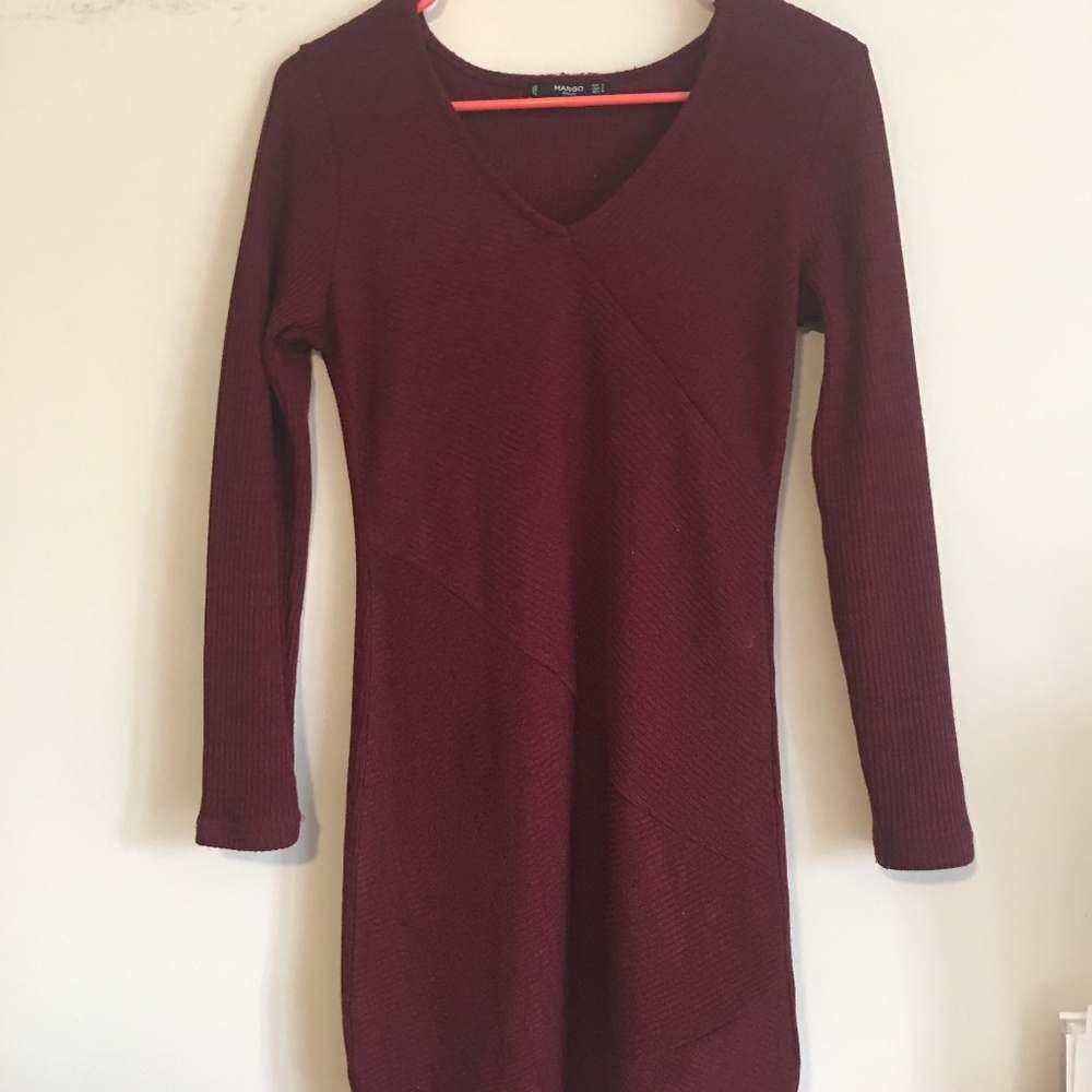 Burgundy Dress